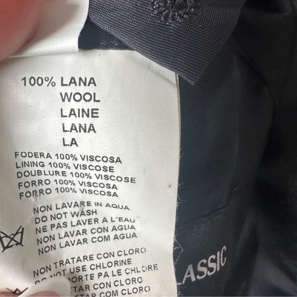 Versace Classic Black Wool Blazer Size 52 - Picture 7 of 15